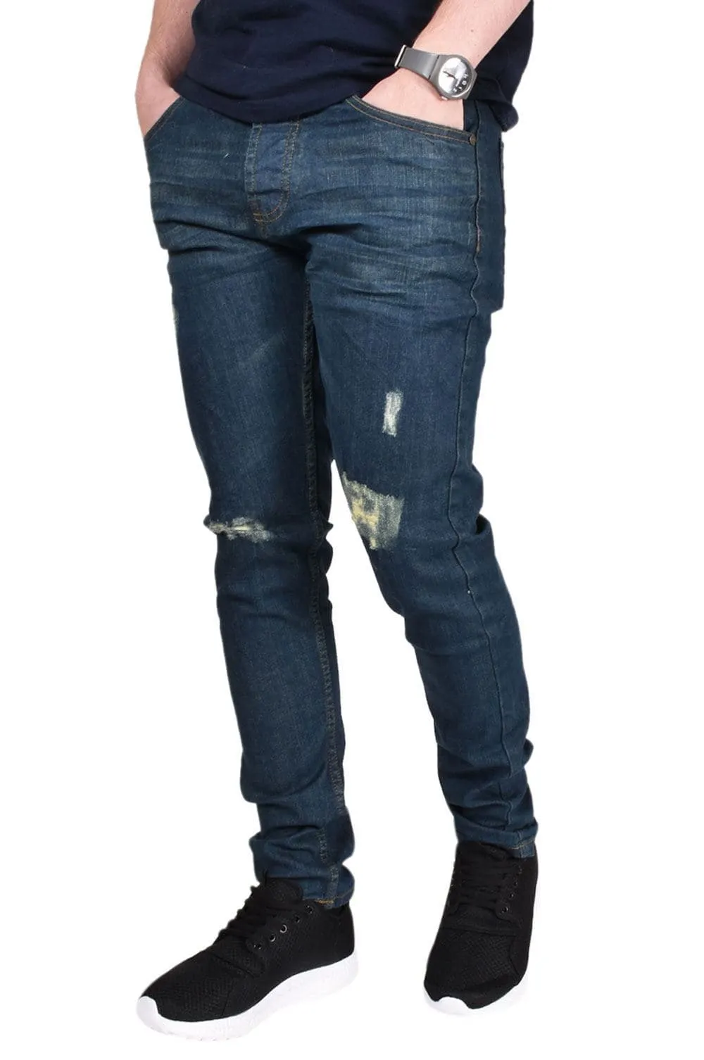 Mens Distressed Jeans