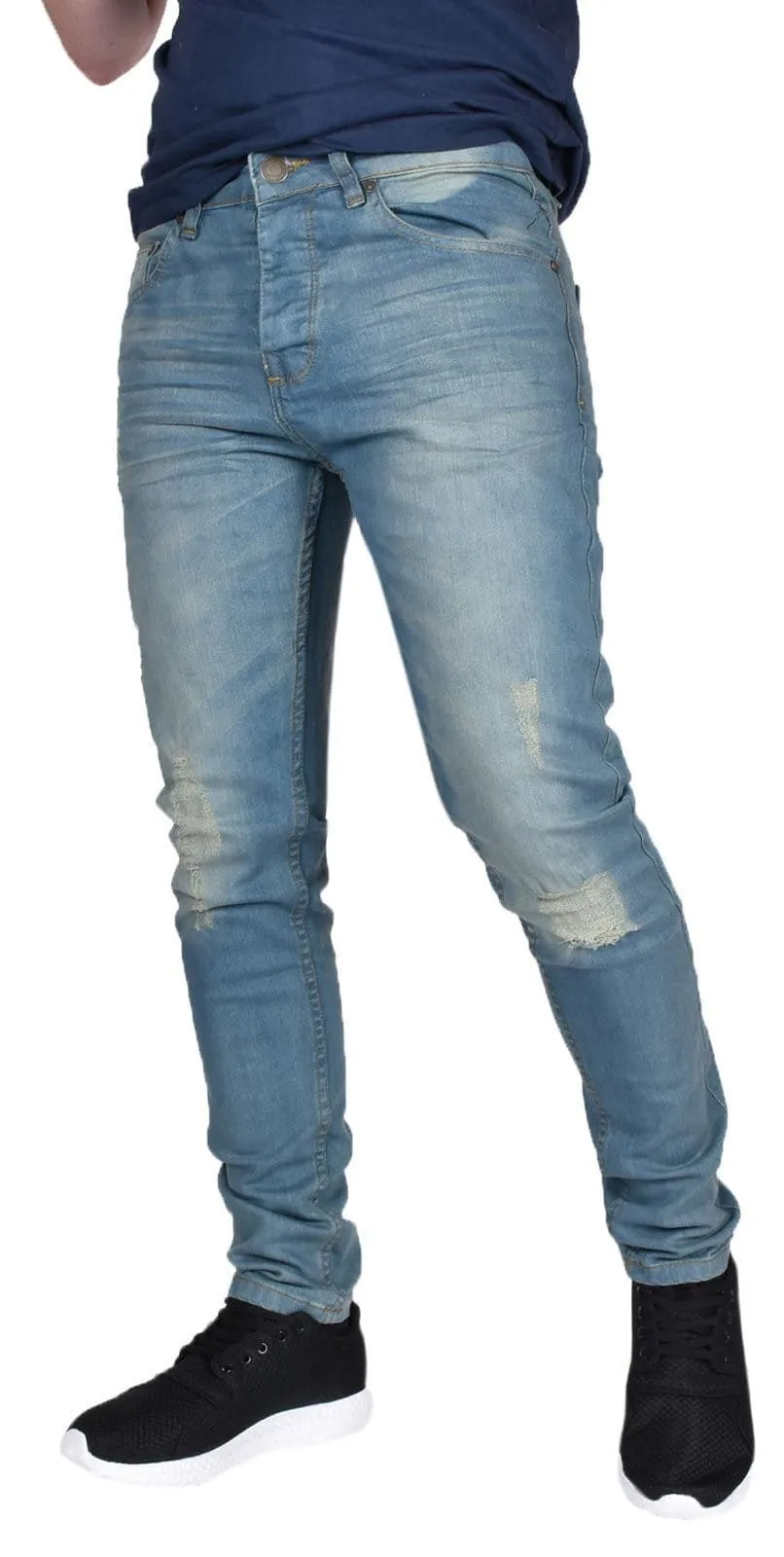Mens Distressed Jeans