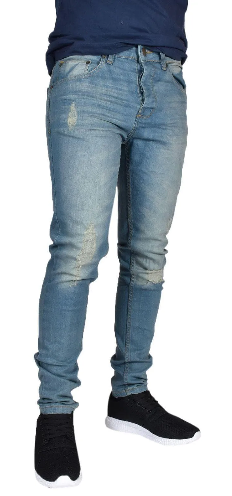 Mens Distressed Jeans