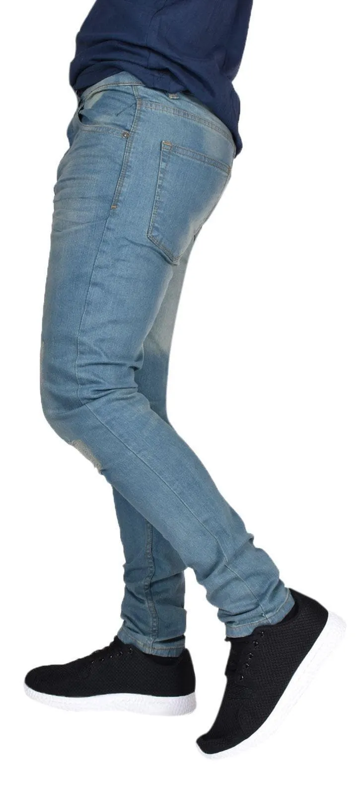 Mens Distressed Jeans