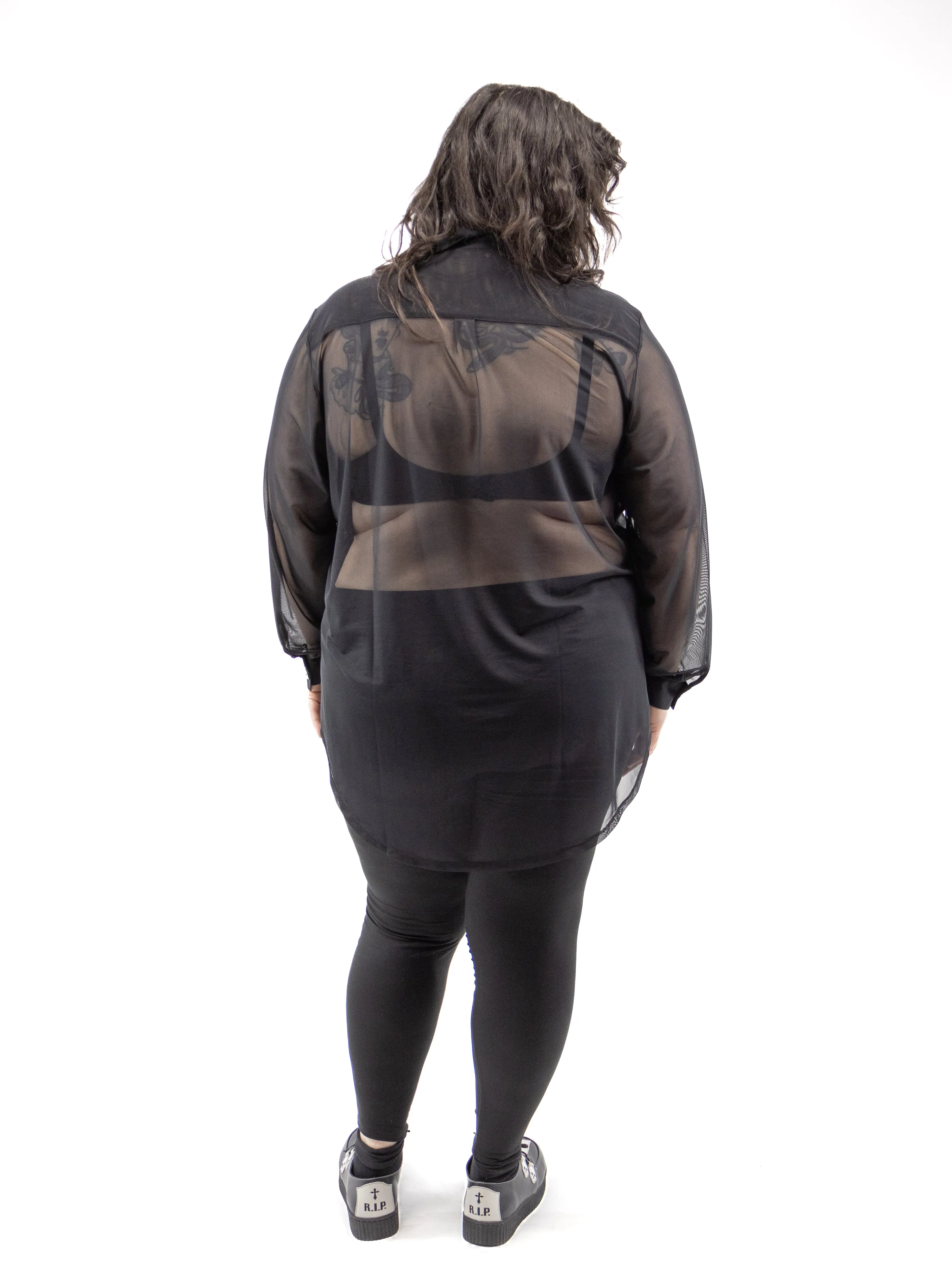 Mesh Memphis Oversized Shirt FOXBLOOD