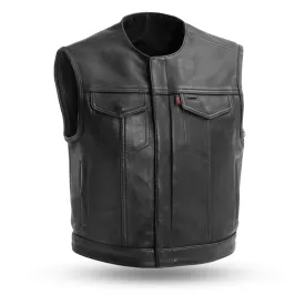 MKL - Carlo Men's Leather Motorcycle Vest