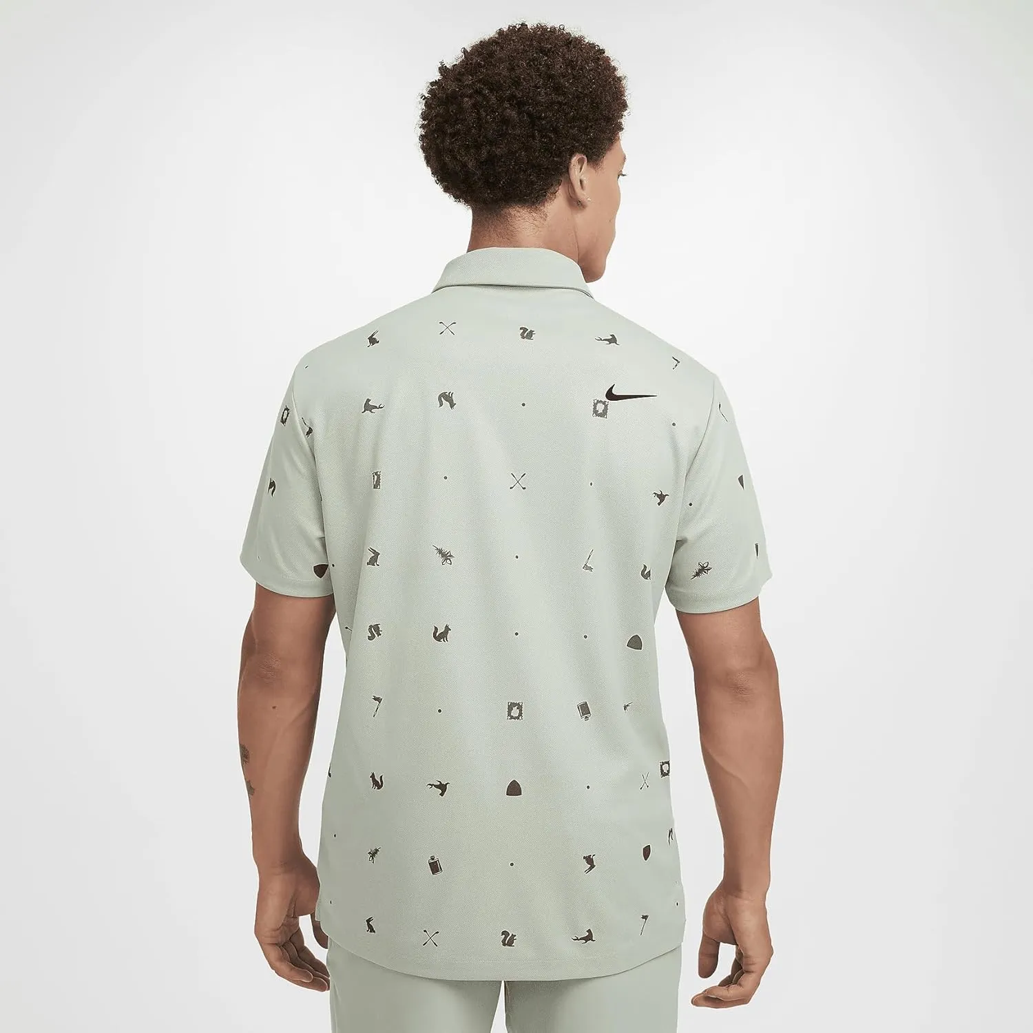 Nike Tour Men's Dri-FIT Golf Polo (Jade Horizon/Black, FQ0426-370)