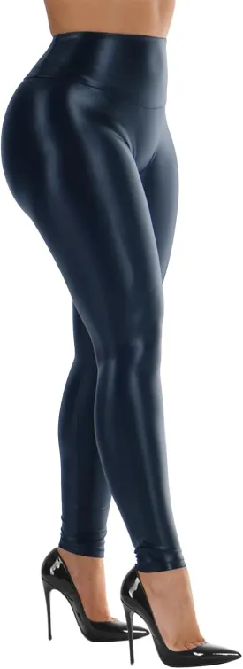 raita High Waist Faux Leather Leggings for Women Black PU Butt Lift Sexy Stretchy Sporty Leather Pants Causal