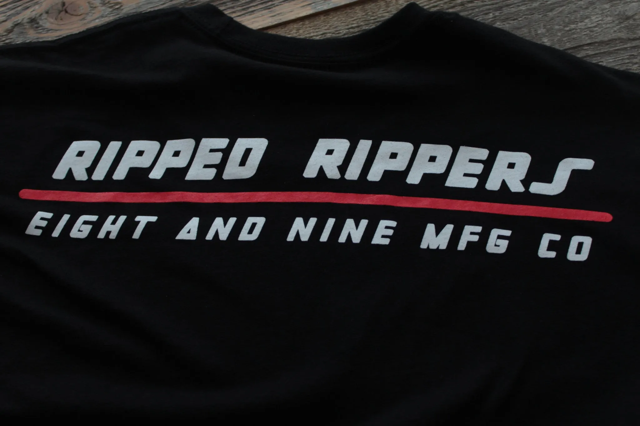 Ripped Rippers T Shirt Black