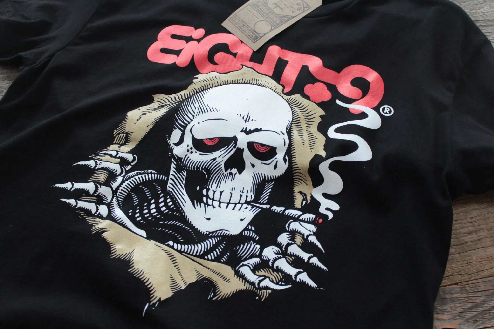 Ripped Rippers T Shirt Black