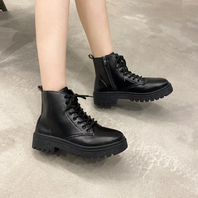 SH346 - Autumn Black Martin boots