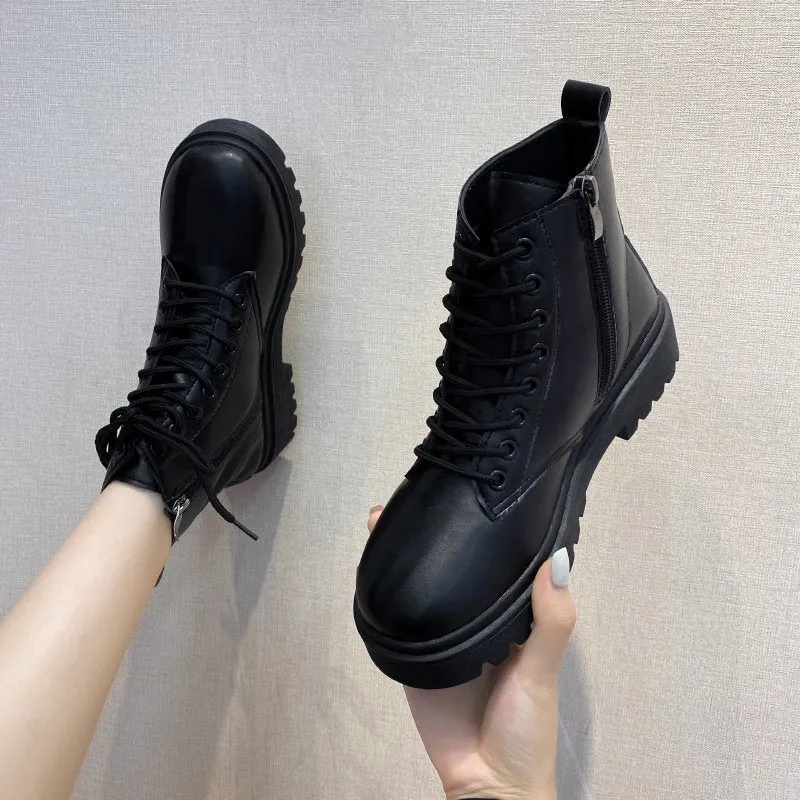 SH346 - Autumn Black Martin boots