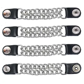 Silver Snap Vest Chain Extenders #VC2