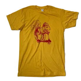 Squirrel on a Bird T-shirt - Ketchup and Mustard
