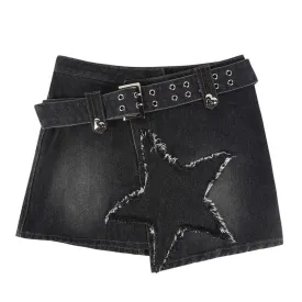 Star Girl Denim Skirt