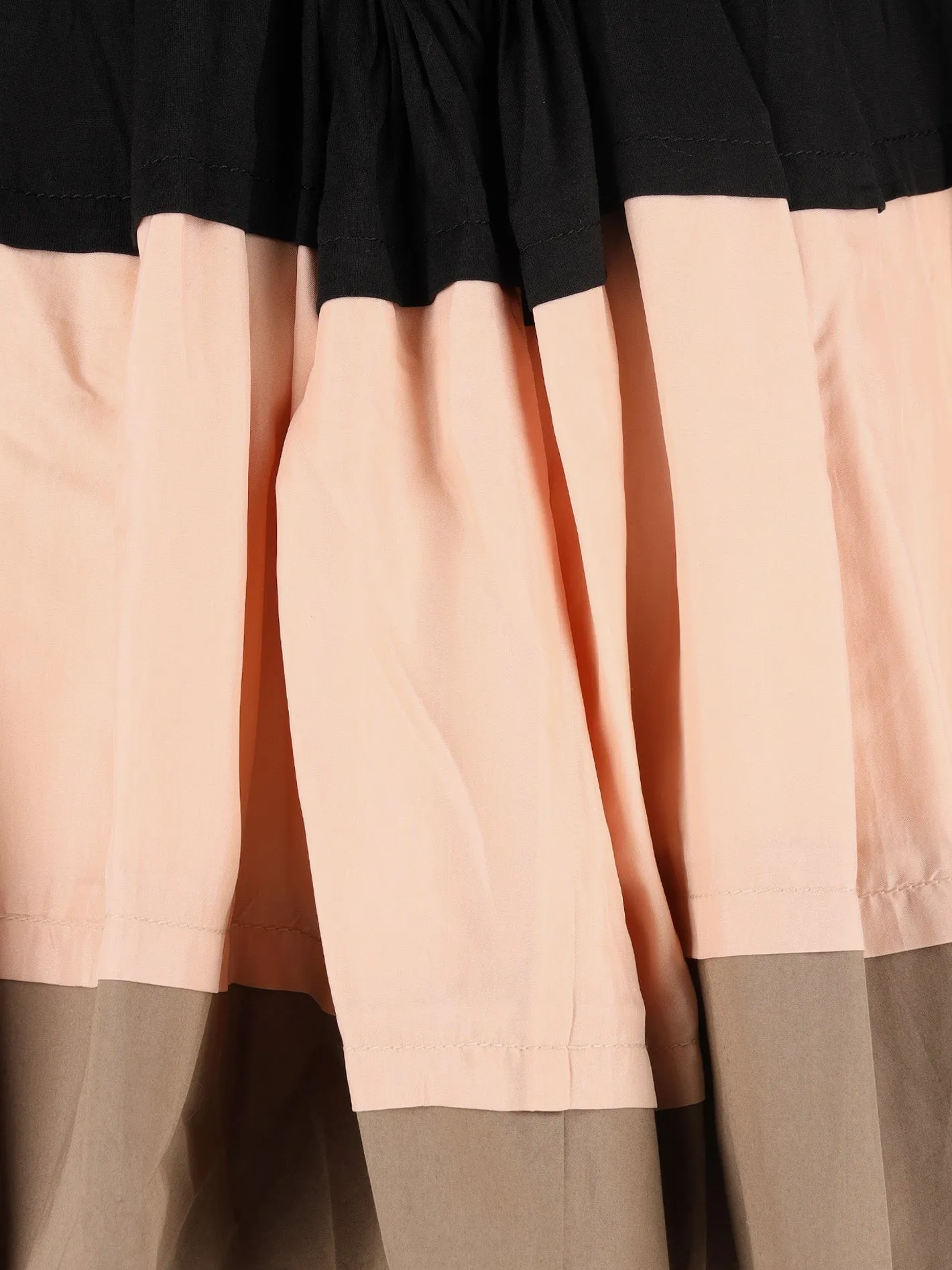 tiered a-line dress