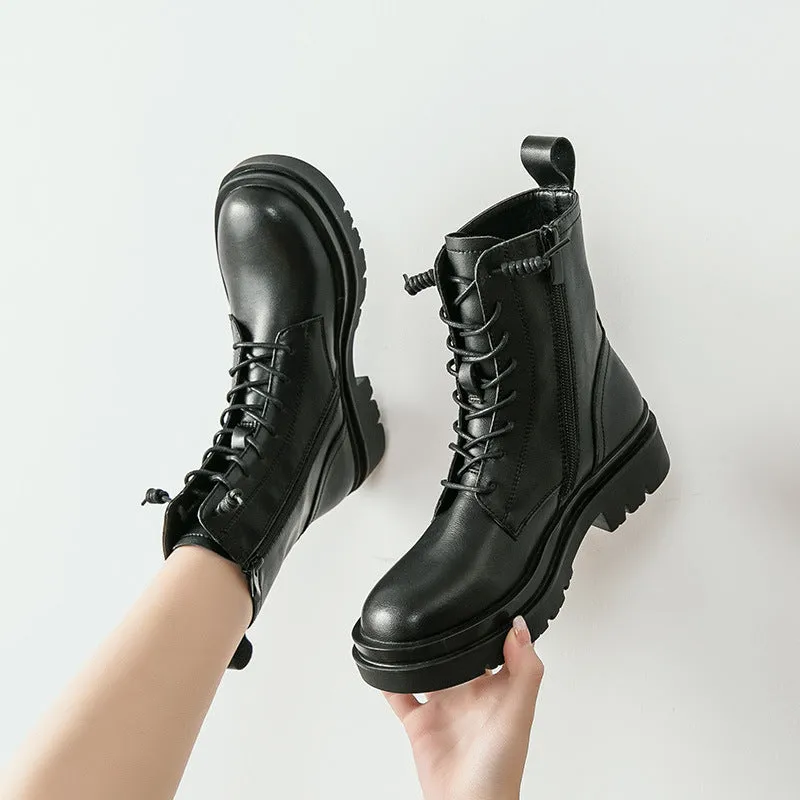 Toleet Leather Martin Boots