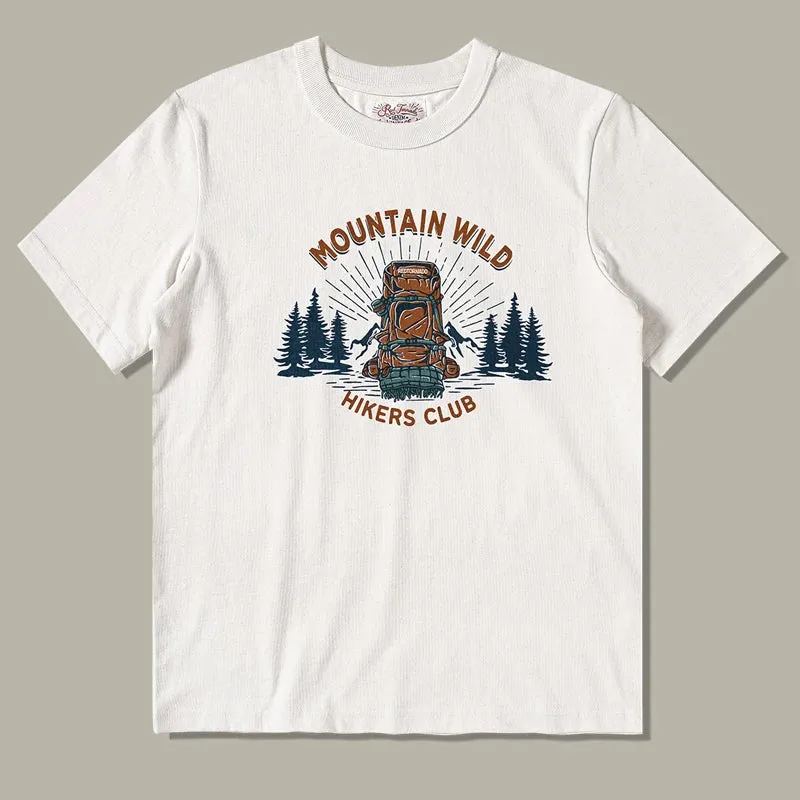 Travel Series Graphic T-shirt - Men's Short Sleeve Beach Print Tee