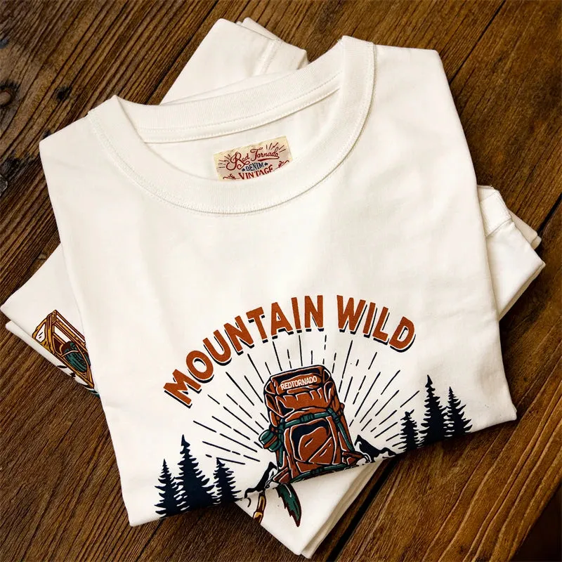 Travel Series Graphic T-shirt - Men's Short Sleeve Beach Print Tee
