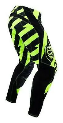 Troy Lee Designs SE Pants Caution Flo Yellow Black