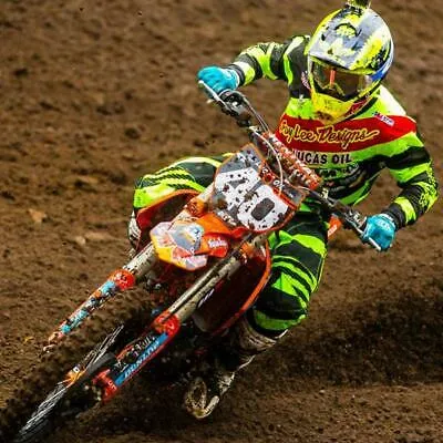 Troy Lee Designs SE Pants Caution Flo Yellow Black