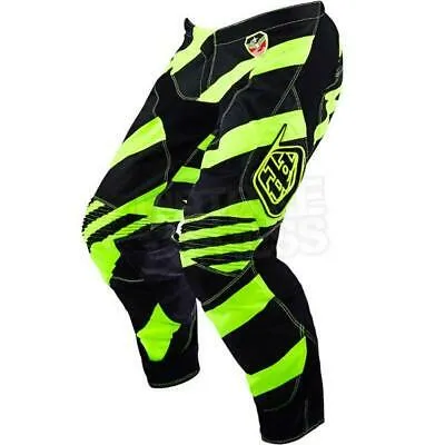 Troy Lee Designs SE Pants Caution Flo Yellow Black