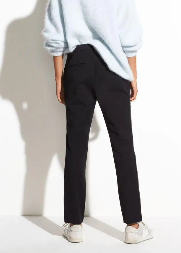 VINCE - Side Strap Trouser Black