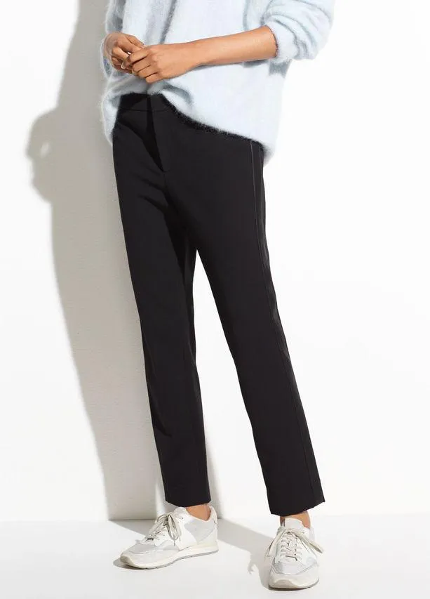 VINCE - Side Strap Trouser Black