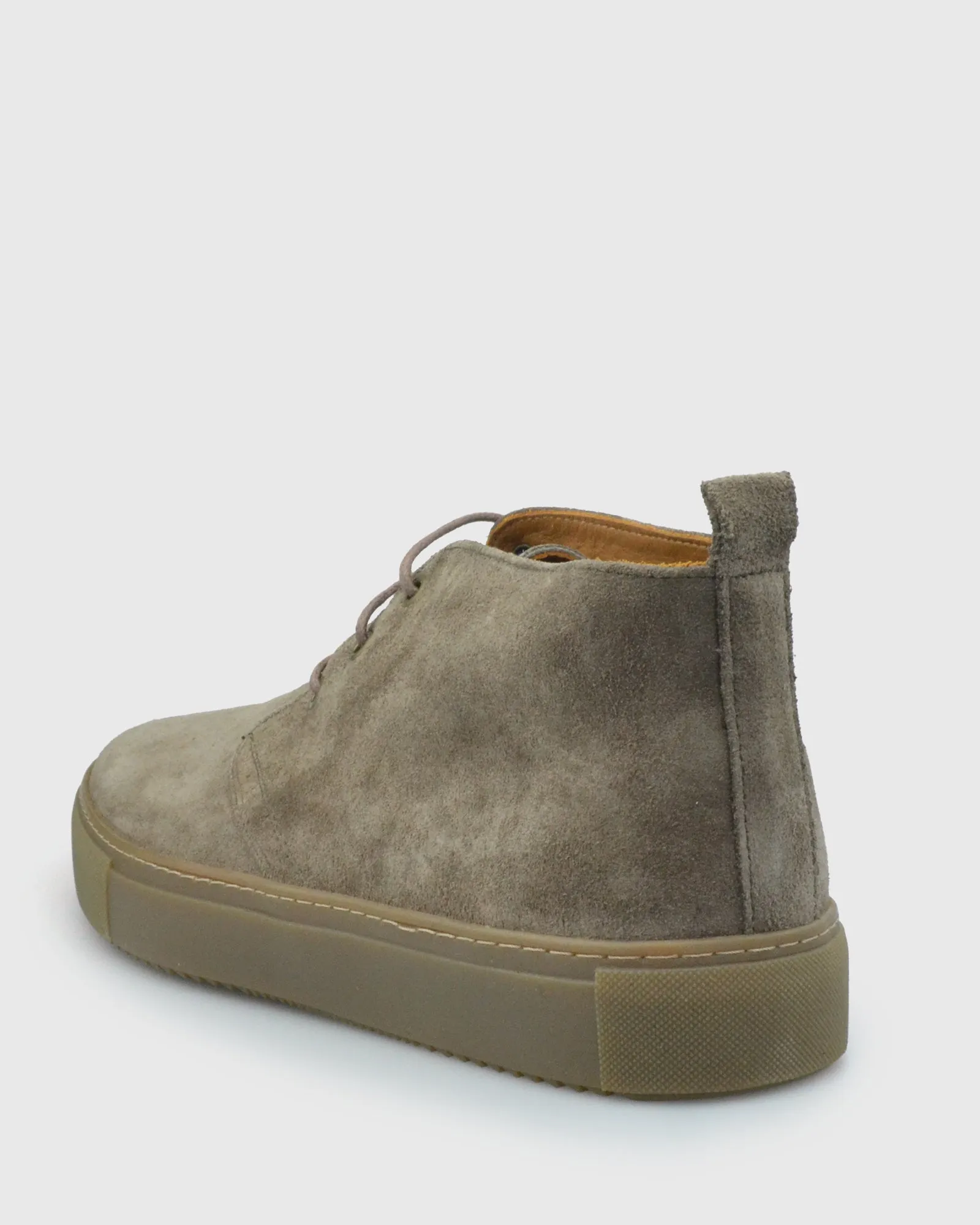 VINCENT & FRANKS VFW22 SUEDE TAUPE HIGH-TOP BOOT