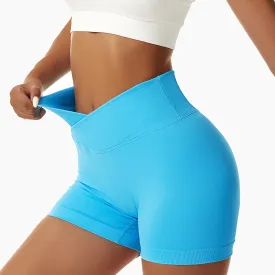 wholesale elastic shorts tight high waist sports