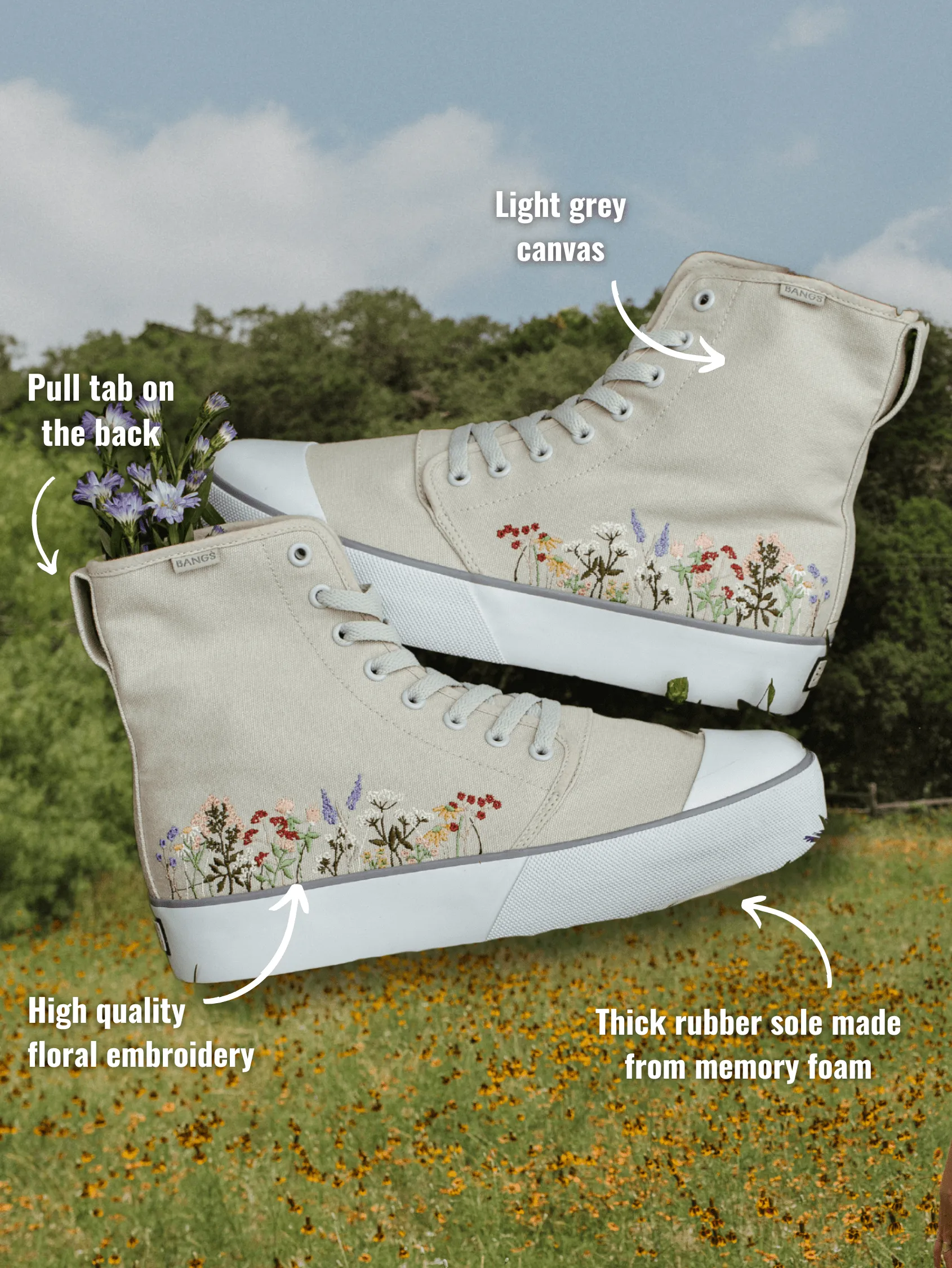 Wildflower Wanderer Platform High Top