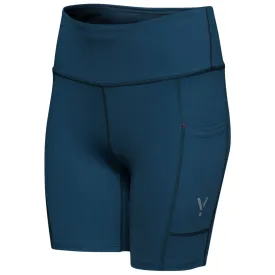 Womens Gaia Tight Shorts (Petrol)