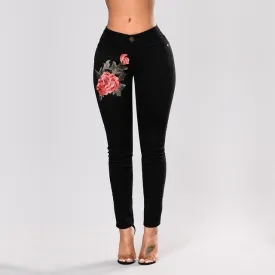Women’s Ripped Pencil Denim Jeans